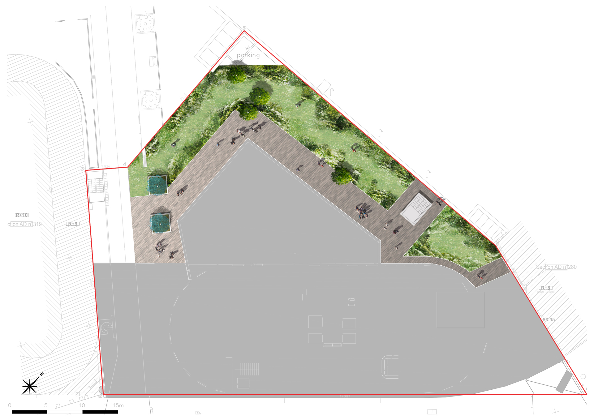 axe defense Courbevoie