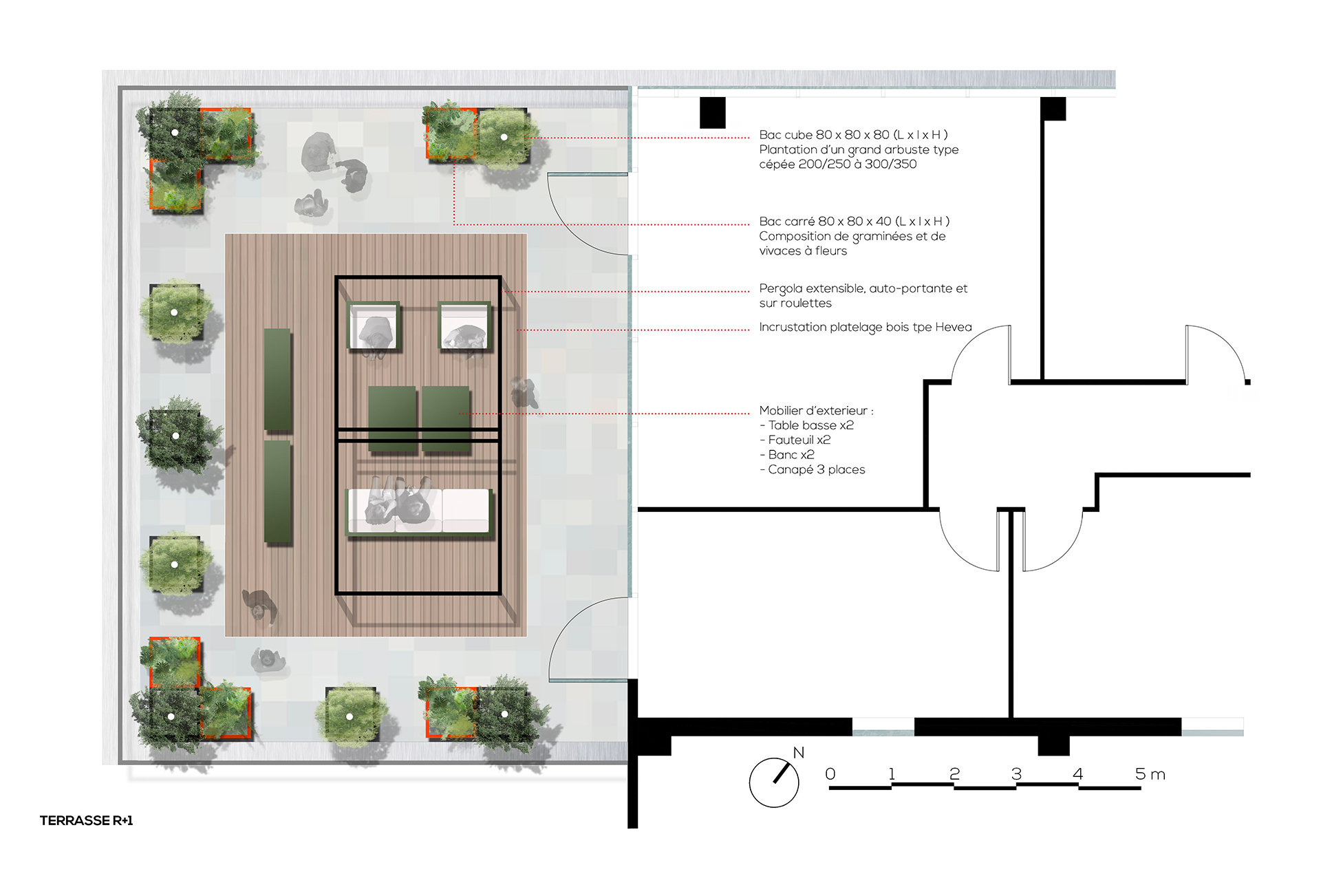 Terrasse de Bureaux Nanterre